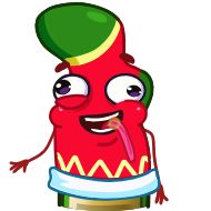 Стикер RED sock @TalbiMidou - 2