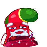 Стикер RED sock @TalbiMidou - 0