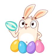 Sticker Rabbit Eggs - 9