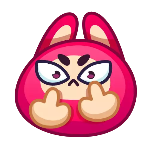 Sticker RabbitEmojiAnim - 1
