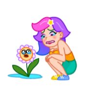 Sticker Rainbow Girl - 6