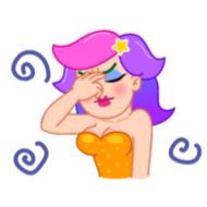 Sticker Rainbow Girl - 1