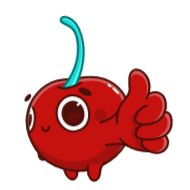 Sticker Red Cherry - 8