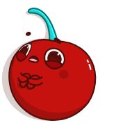 Sticker Red Cherry - 7