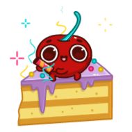 Sticker Red Cherry - 4