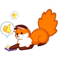 Стикер Red Fox - 1
