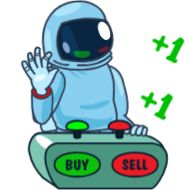 Sticker 🛸 SpaceMan ( @WildMoneyPro & WildMoney.pro ) - 3