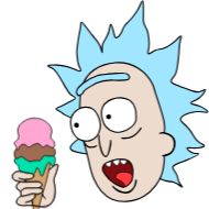 Sticker Rick and Morty @stickersb2b - 1