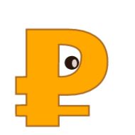 Стикер Ruble - 2