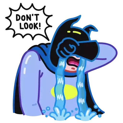 Стикер SadBatman - 1