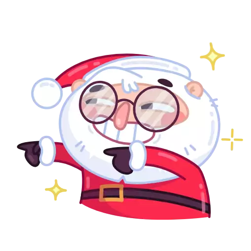 Стикер Santa2020 - 1