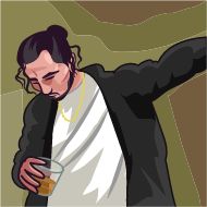 animated cartoon illustration text