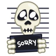 Стикер 💀 Skull by @LilAladin - 8