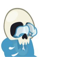 Стикер 💀 Skull by @LilAladin - 6