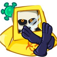 Стикер 💀 Skull by @LilAladin - 4