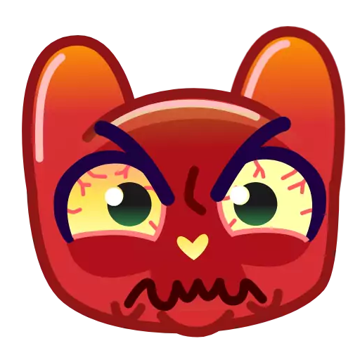 Стикер SlipperyCat - 1