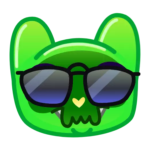 Стикер SlipperyCat - 1