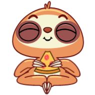 Стикер Ленивец (@TgSticker) - 10