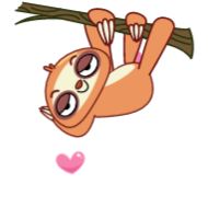 Стикер Ленивец (@TgSticker) - 6