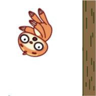 Стикер Ленивец (@TgSticker) - 5