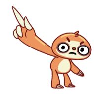 Стикер Ленивец (@TgSticker) - 2