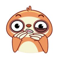 Стикер Ленивец (@TgSticker) - 1