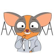 Стикер Смотри, анимешница - 3