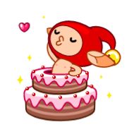 birthday cake baked goods dessert