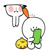 Стикер Rabbit-2 @Stickersnew - 6