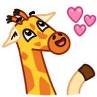 жираф клипарт мультфильм