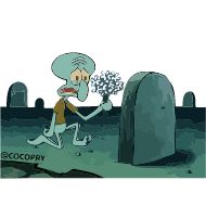 Стикер Squidward- @cocopry - 4