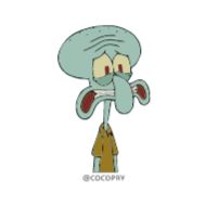 Стикер Squidward- @cocopry - 3
