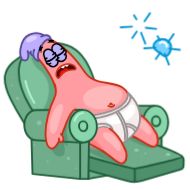 Стикер Патрик @Stickersnew - 10