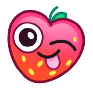 Sticker Strawberry Emoji @TgSticker - 4