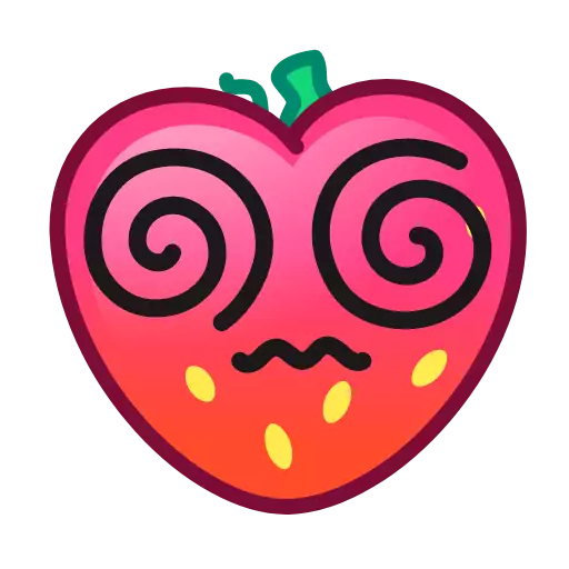 Стикер StrawberryEmojiPack - 1