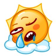 Sticker Sun Emoji - @TgSticker - 9