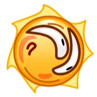 Sticker Sun Emoji - @TgSticker - 8