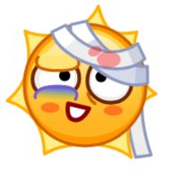 Sticker Sun Emoji - @TgSticker - 7