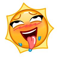 Sticker Sun Emoji - @TgSticker - 6