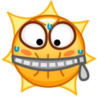 Sticker Sun Emoji - @TgSticker - 4