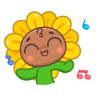 Sticker Подсолнух (@TgSticker) - 9