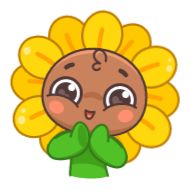 Sticker Подсолнух (@TgSticker) - 7