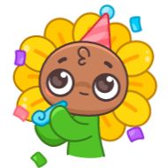 Sticker Подсолнух (@TgSticker) - 5