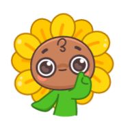 Sticker Подсолнух (@TgSticker) - 1