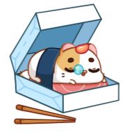 Sticker Sushi Cat - 6