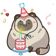 Стикер Тануки Тю @Nyasticks - 9