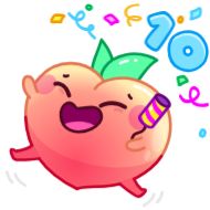 Sticker 🎂 10 Years of Telegram - 5