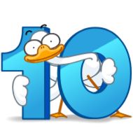 Sticker 🎂 10 Years of Telegram - 2