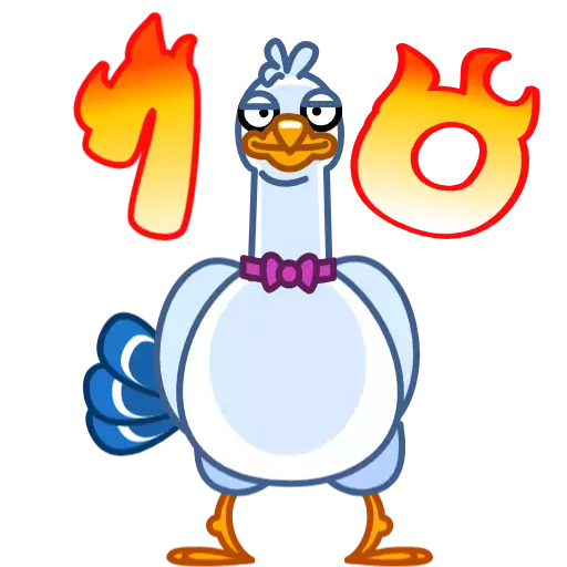 Стикер TenYearsOfTelegram - 1