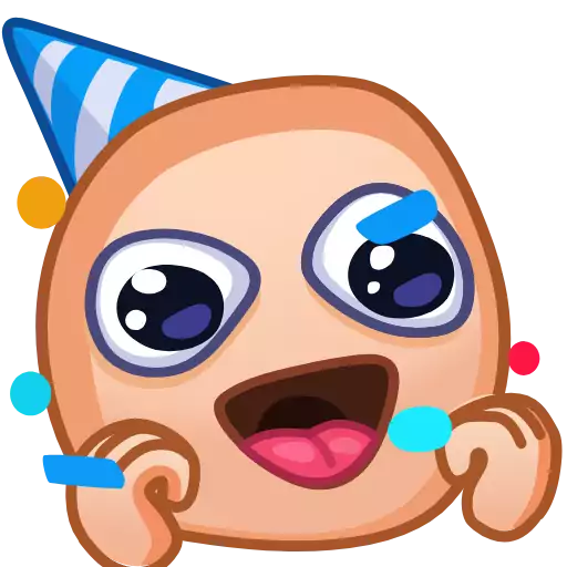 Sticker TenYearsOfTelegram - 1